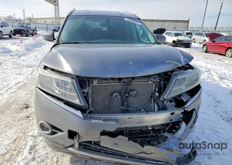 2015 Nissan Pathfinder S из США, поврежденный, VIN 5N1AR2MM1FC701782